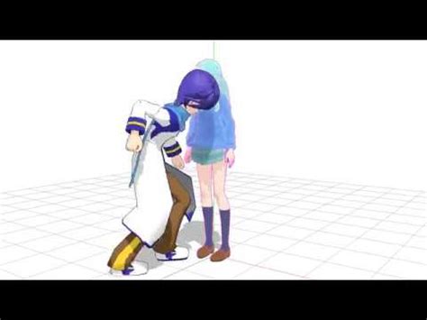 mmd belly punch|belly punching, hit in the stomach / mmd腹パン / February 6th,。